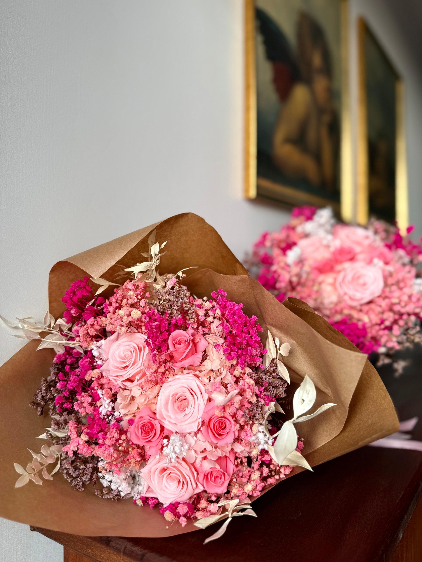 Bouquet di Fiori Stabilizzati Rosa