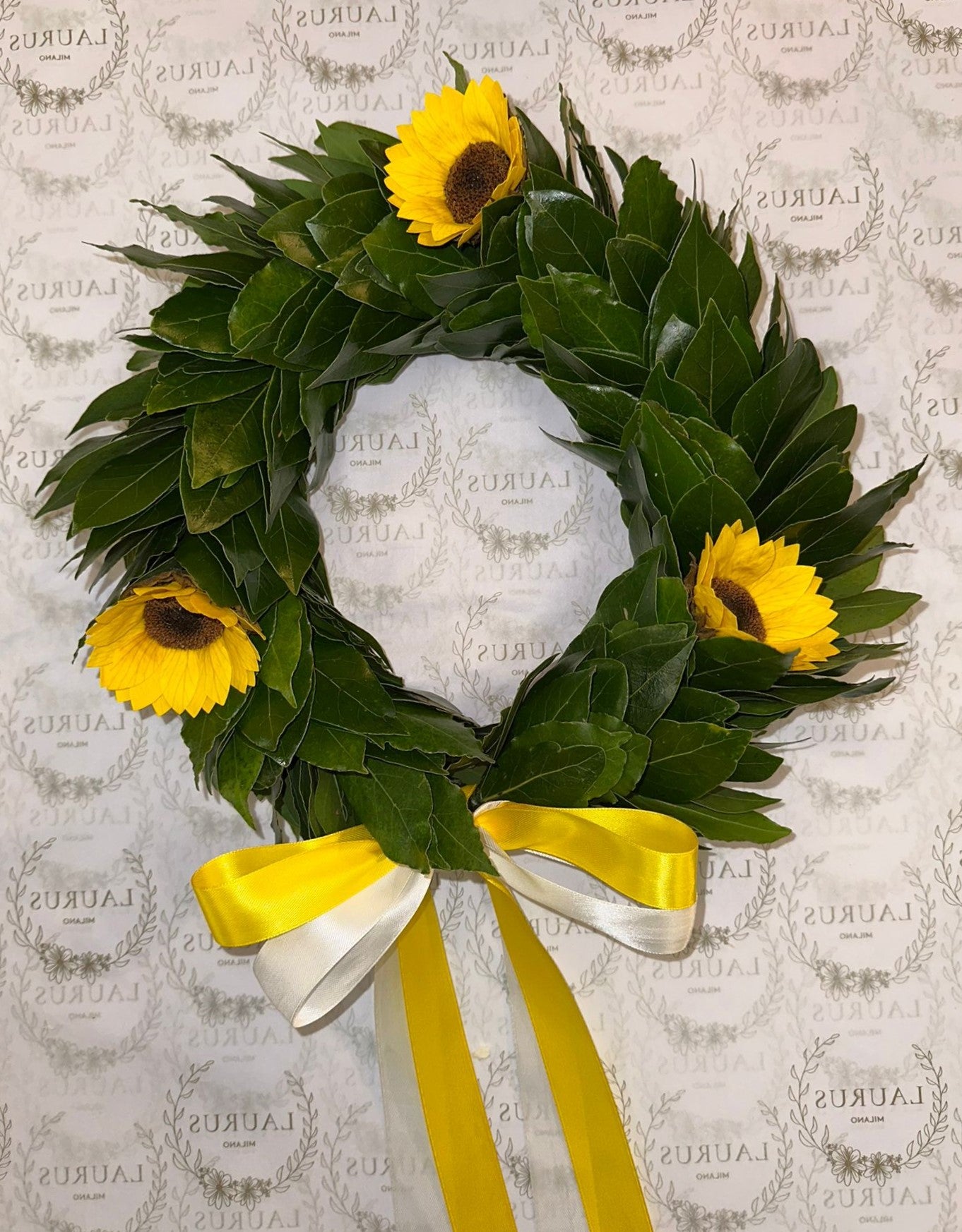 Corona d'Alloro - Girasoli stabilizzati
