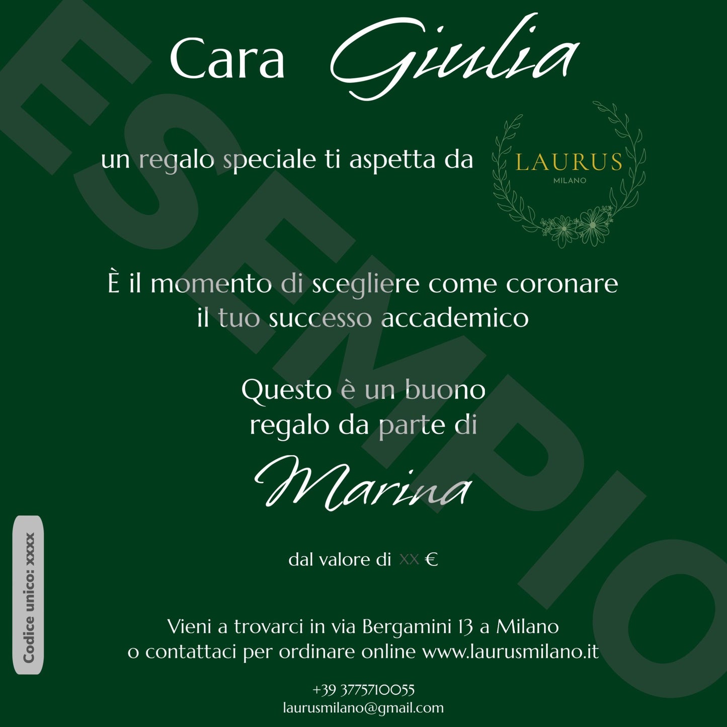 Gift Card Laurus