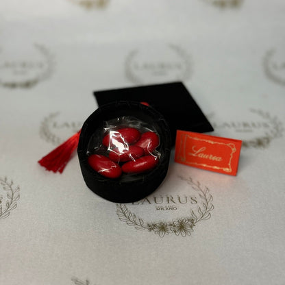 Bomboniera Laurea - Scatola tocco portaconfetti Laurea